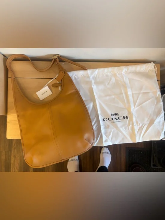 Coach Tan Leather Ergo Hobo Bag C2264 - Picture 10 of 16